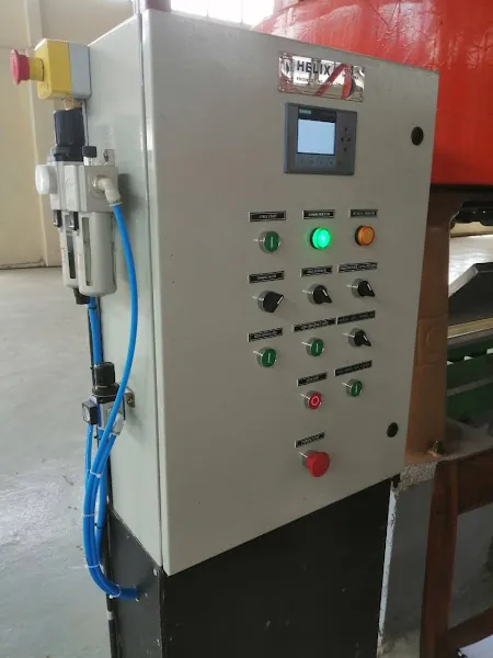 Automation control panel for Helix tea rollers